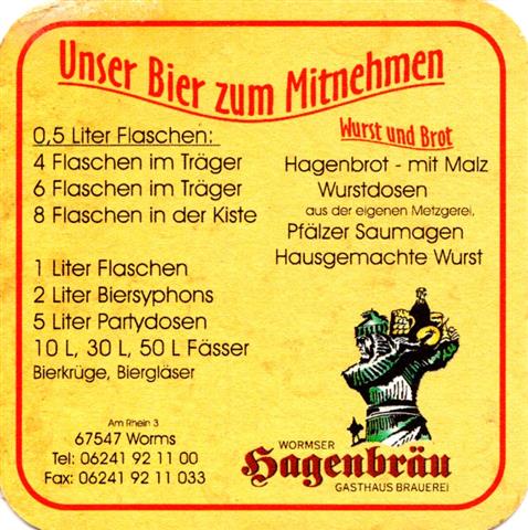 worms wo-rp hagen quad 1a (185-unser bier zum mitnehmen)